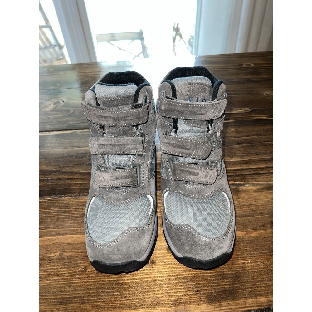 L.L. Bean Hiking Ankle Boots Womens 7M Gray Suede - Picture 2 of 3
